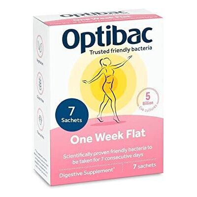 Optibac - One Week Flat - Vegan - Probiotic supplement Optibac - One Week Flat - Vegan - Probiotic supplement