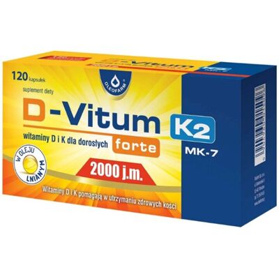 Oleofarm Vitamin K D3 2000 IU Capsules Oleofarm Vitamin K D3 2000 IU Capsules