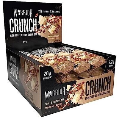 Warrior Supplements Warrior Crunch White Chocolate Mocha - Protein Bars - 12 Pack Warrior Supplements Warrior Crunch White Chocolate Mocha - Protein Bars - 12 Pack