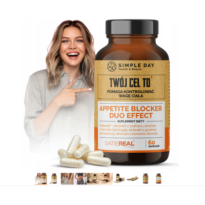 Simple Day Garcinia Cambogia Appetite Blocker Duo - 60 Capsules - Dietary Supplement Simple Day Garcinia Cambogia Appetite Blocker Duo - 60 Capsules - Dietary Supplement