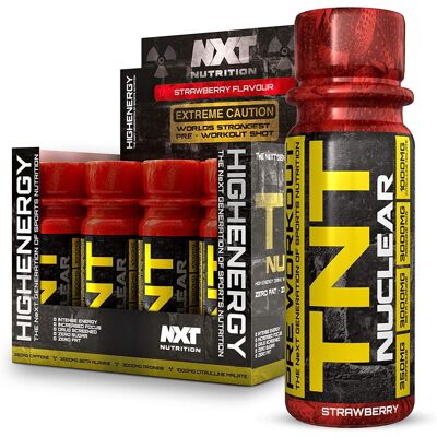 WWE NXT - TNT Nuclear Shots - Strawberry - 12x60ml Pre Workout Drink WWE NXT - TNT Nuclear Shots - Strawberry - 12x60ml Pre Workout Drink