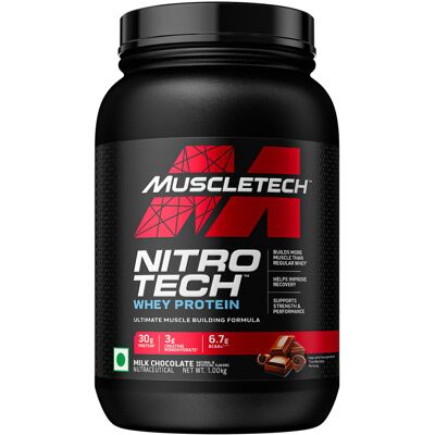 Muscletech Whey Protein Powder (Milk Chocolate, 2 Pound) - Nitro-Tech Ultimate M Muscletech Whey Protein Powder (Milk Chocolate, 2 Pound) - Nitro-Tech Ultimate M