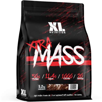 (Chocolate) XL Nutrition Xtra Mass Gainer 5.2kg (Chocolate) XL Nutrition Xtra Mass Gainer 5.2kg