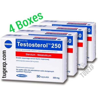 MEGABOL 4 x Testosterol 250 x 30 Capsules Muscle Building Power Anabolic MEGABOL 4 x Testosterol 250 x 30 Capsules Muscle Building Power Anabolic