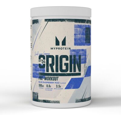 MyProtein Origin Pre-Workout - Blue Raspberry Fizz - 600g - Pre-Workout Powder MyProtein Origin Pre-Workout - Blue Raspberry Fizz - 600g - Pre-Workout Powder