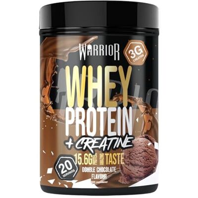 Warrior Whey Protein Powder + Creatine 500g - Sports Nutrition Shake for Muscle Warrior Whey Protein Powder + Creatine 500g - Sports Nutrition Shake for Muscle
