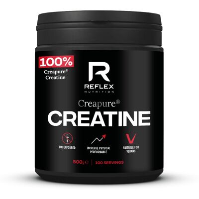 Reflex Nutrition Creapure Creatine Monohydrate Powder Unflavoured - 100% Creatin Reflex Nutrition Creapure Creatine Monohydrate Powder Unflavoured - 100% Creatin