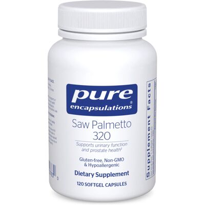 Pure Encapsulations Saw Palmetto 320 - Fatty Acids & Other Essential Nutrients t Pure Encapsulations Saw Palmetto 320 - Fatty Acids & Other Essential Nutrients t