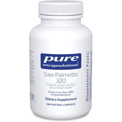Pure Encapsulations Saw Palmetto 320 - Fatty Acids & Other Essential Nutrients t Pure Encapsulations Saw Palmetto 320 - Fatty Acids & Other Essential Nutrients t