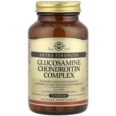 Solgar Extra Strength Glucosamine Chondroitin Complex Tablets - Dietary Supplement Solgar Extra Strength Glucosamine Chondroitin Complex Tablets - Dietary Supplement