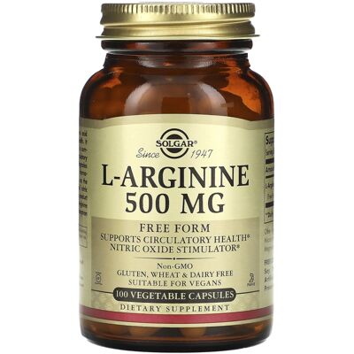 Solgar L-Arginine 500mg - Circulatory Support Solgar L-Arginine 500mg - Circulatory Support