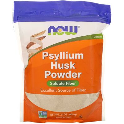 Now Foods Psyllium Husk Powder - High Fiber Supplement Now Foods Psyllium Husk Powder - High Fiber Supplement