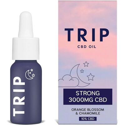 TRIP CBD Oil 3000mg (High Strength), Dream Drops, Vegan, 100% Natural, Flavoured TRIP CBD Oil 3000mg (High Strength), Dream Drops, Vegan, 100% Natural, Flavoured