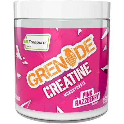Grenade Creatine Monohydrate Powder, Pink Razzberry Flavoured Creatine Supplemen Grenade Creatine Monohydrate Powder, Pink Razzberry Flavoured Creatine Supplemen