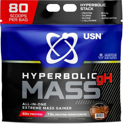 USN Hyperbolic Mass Weight Gainer Protein Powder Dutch Chocolate USN Hyperbolic Mass Weight Gainer Protein Powder Dutch Chocolate