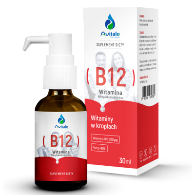Avitale Methylcobalamin 200μg - Vitamin B12 Drops Avitale Methylcobalamin 200μg - Vitamin B12 Drops