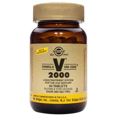 Solgar VM 2000 Supplement - 60 tabs Solgar VM 2000 Supplement - 60 tabs