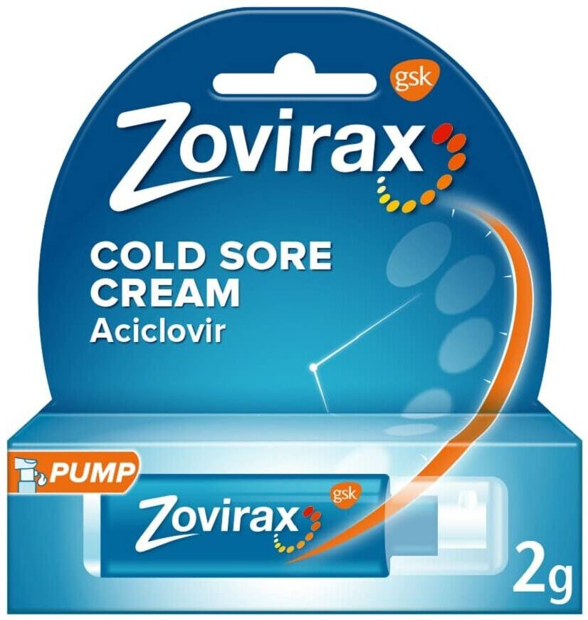 Zovirax Cold Sore Cream Aciclovir Tube 2 g