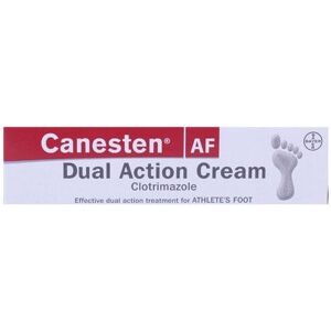 Canesten Athlete's Foot Dual Action 1% W/W Cream - Foot Fungus Treatment Canesten Athlete's Foot Dual Action 1% W/W Cream - Foot Fungus Treatment