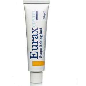 Eurax Cream 30g - Quick Itch Relief & Soothing Skin Care for Sunburn, Eczema, Al Eurax Cream 30g - Quick Itch Relief & Soothing Skin Care for Sunburn, Eczema, Al