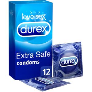 Durex Extra Safe Latex Condoms - Transparent, Thick, 12 Pack Durex Extra Safe Latex Condoms - Transparent, Thick, 12 Pack