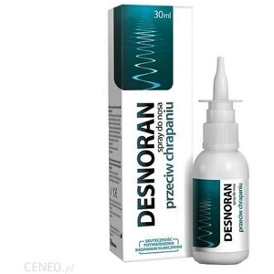 POLSKIE SUPLEMENTY Desnoran Nasal Spray 30ml - Medical Device for Snoring Relief, Moisturizes Mucos POLSKIE SUPLEMENTY Desnoran Nasal Spray 30ml - Medical Device for Snoring Relief, Moisturizes Mucos