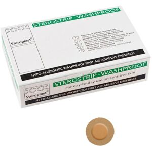Steroplast Hypo-Allergenic Washproof Plasters, Spot, Pack of 100 Steroplast Hypo-Allergenic Washproof Plasters, Spot, Pack of 100