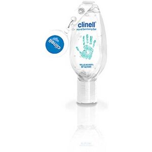 Clinell Hand Sanitising Alcohol Gel with Retractable Clip - 50ml Clinell Hand Sanitising Alcohol Gel with Retractable Clip - 50ml