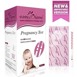 Easy@Home Pregnancy Test Strips Kit Powered by Premom Ovulation Predictor iOS an Easy@Home Pregnancy Test Strips Kit Powered by Premom Ovulation Predictor iOS an