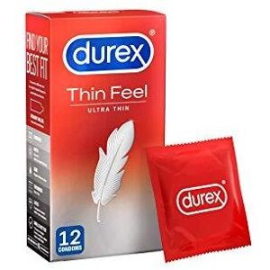 Durex Thin Feel Ultra Thin Condoms, Pack of 12 Durex Thin Feel Ultra Thin Condoms, Pack of 12