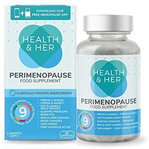 Health & Her Perimenopause Capsules – 60-Capsule Food Supplement, 1 Month Supply Health & Her Perimenopause Capsules – 60-Capsule Food Supplement, 1 Month Supply