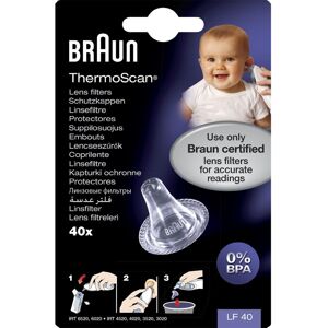 Braun ThermoScan Lens Filters for Ear Thermometers--Pack of 40 Braun ThermoScan Lens Filters for Ear Thermometers--Pack of 40