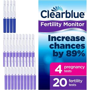 Clearblue Fertility Monitor Advanced Refill Tests - 20 Fertility Tests & 4 Pregn Clearblue Fertility Monitor Advanced Refill Tests - 20 Fertility Tests & 4 Pregn
