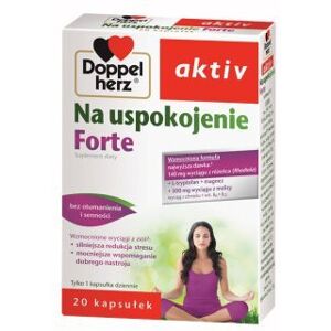 DOPPELHERTZ Doppelherz na uspokojenie Forte,for calming Forte 20 tab DOPPELHERTZ Doppelherz na uspokojenie Forte,for calming Forte 20 tab