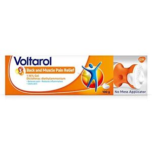 Voltarol Back & Muscle Pain Relief Gel 1.16% with No Mess Applicator, 100 g Voltarol Back & Muscle Pain Relief Gel 1.16% with No Mess Applicator, 100 g