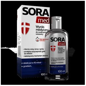Unbranded Sora Med, liquid to combat head lice, 100ml Unbranded Sora Med, liquid to combat head lice, 100ml