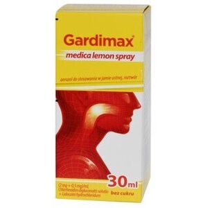 TACTICA Gardimax Medica, lemon spray, 30ml Sore Throat Cold & Flu TACTICA Gardimax Medica, lemon spray, 30ml Sore Throat Cold & Flu