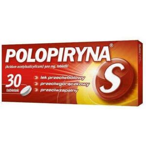 POLPHARMA Polopiryna S, 30 tablets Sore Throat Cold & Flu POLPHARMA Polopiryna S, 30 tablets Sore Throat Cold & Flu
