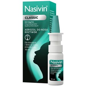 Procter & Gamble - Nasivin Classic - 0.5 mg/ml - 6+ - Nasal spray Procter & Gamble - Nasivin Classic - 0.5 mg/ml - 6+ - Nasal spray