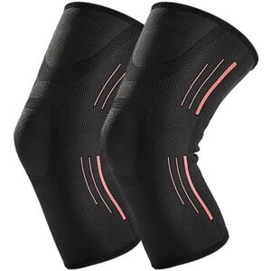 Abtel (Orange, XL) 2Pcs Elastic Knee Brace Support Compression Sleeve Warp Joint Pain Abtel (Orange, XL) 2Pcs Elastic Knee Brace Support Compression Sleeve Warp Joint Pain