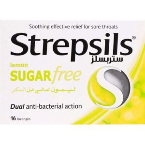 Unbranded Strepsils Lemon Sugar Free Lozenges 16'S Unbranded Strepsils Lemon Sugar Free Lozenges 16'S