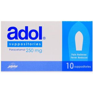 Unbranded Adol 250Mg Suppositories Paracetamol 10'S Unbranded Adol 250Mg Suppositories Paracetamol 10'S