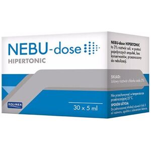 Solinea Nebu-Dose Hipertonic 3% sodium chloride solution 30 ampoules x 5ml Solinea Nebu-Dose Hipertonic 3% sodium chloride solution 30 ampoules x 5ml