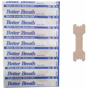 HKHBJS (50pc Better Breath S) 50 Pcs Breathe Right Better Nasal Strips Right Way HKHBJS (50pc Better Breath S) 50 Pcs Breathe Right Better Nasal Strips Right Way