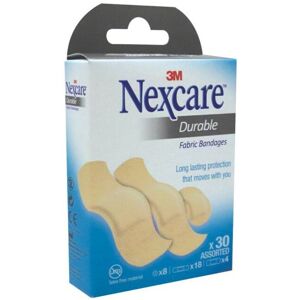 3M Nexcare Durable Fabric Bandage Assorted 30's 3M Nexcare Durable Fabric Bandage Assorted 30's