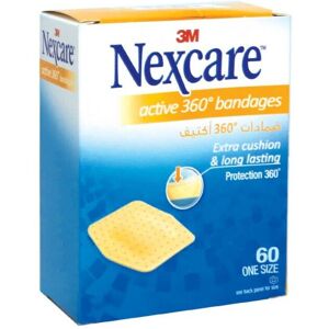 3M Nexcare Active Bandages 60's, Water Resistant Adhesive, Will Stick To Damp Sk 3M Nexcare Active Bandages 60's, Water Resistant Adhesive, Will Stick To Damp Sk