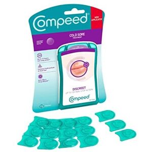 Compeed Cold Sore Discreet Healing Patch, 45 Patches (3 Packs of 15), Cold Sore Compeed Cold Sore Discreet Healing Patch, 45 Patches (3 Packs of 15), Cold Sore