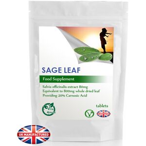 VitaMinute Strong Sage Leaf 800mg - 30 Tablets (V) Menopause Hormonal Balance, UK VitaMinute Strong Sage Leaf 800mg - 30 Tablets (V) Menopause Hormonal Balance, UK