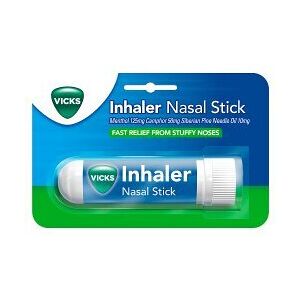 Vicks Inhaler fast acting medicine for blocked nose relief Stick (Pack of 12) Vicks Inhaler fast acting medicine for blocked nose relief Stick (Pack of 12)