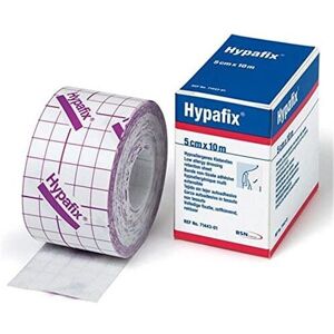 HYPAFIX Adhesive, Non-Woven Fabric Dressing Retention Roll 5cmx 10m (x1) HYPAFIX Adhesive, Non-Woven Fabric Dressing Retention Roll 5cmx 10m (x1)